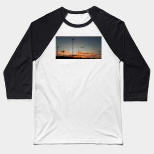 West Texas Sky Sunset Baseball T-Shirt